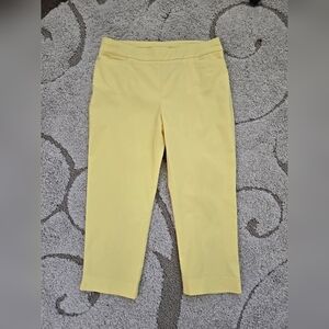 Chico's Brigitte Pull-On Slim Cropped Pants, size 2.5 (14)